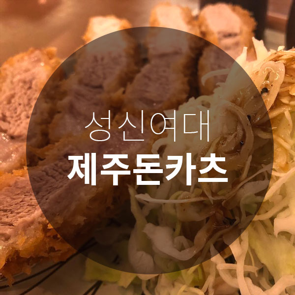  [성신여대] 제주돈카츠 돈카츠맛집 제주도야지로 만든 돈카츠