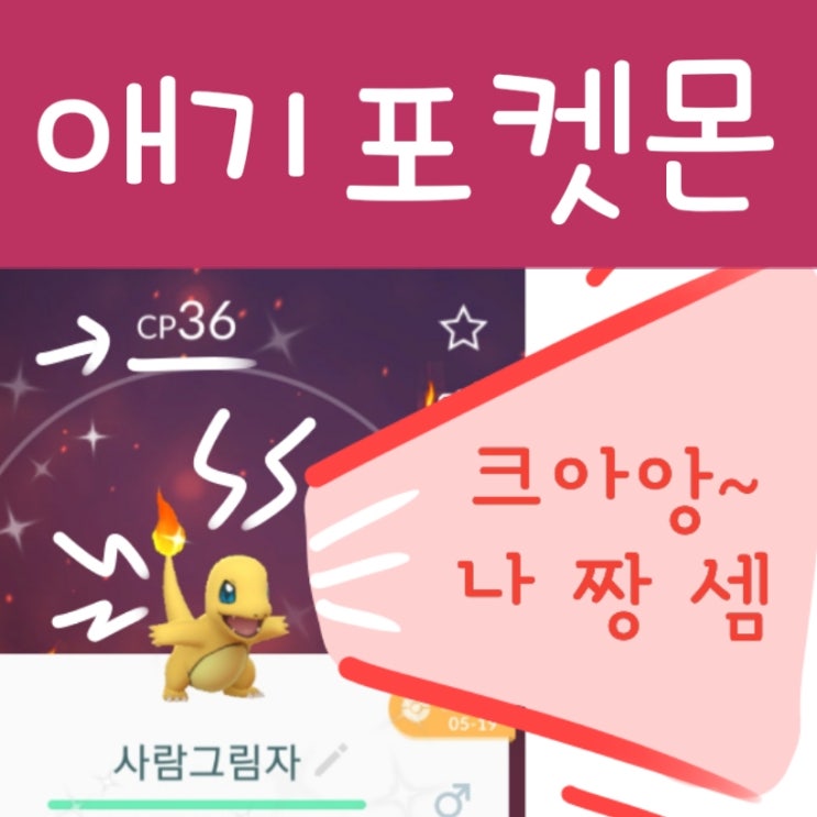 포켓몬고 꼬꼬마 아기 포켓몬