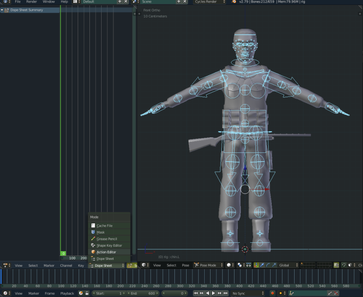  [blender2.79] 애니메이션!