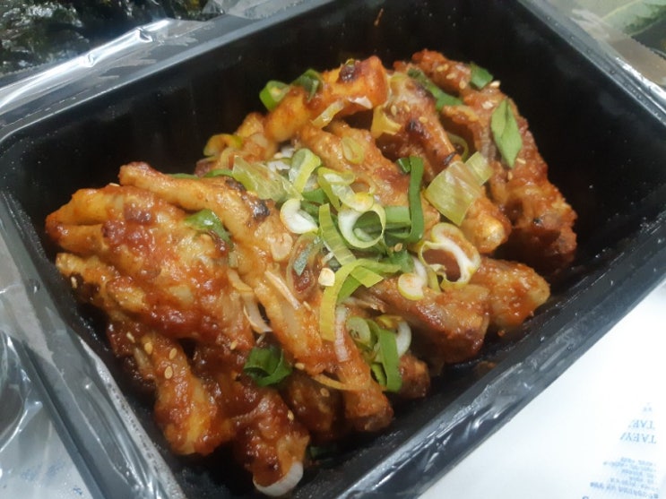 양평닭발배달 기찬매운닭발 맛있다