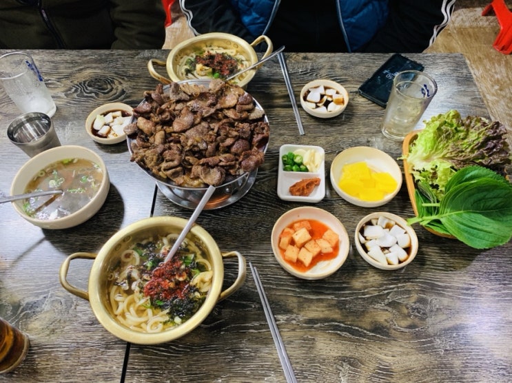  지산동 연탄불고기 맛집인 돈돈연탄마을 추천해요!