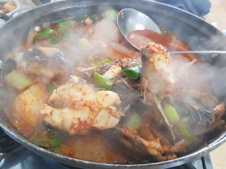  제주도 우럭조림 강추! 애월해안도로끝 애월항 해변횟집