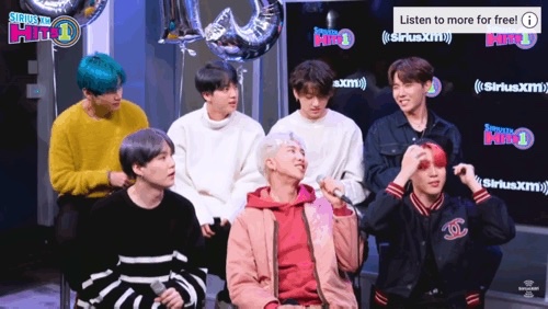  #방탄소년단 #SiriusXM #미국라디오다시보기