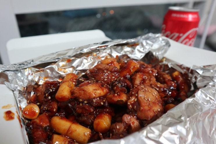  경성대치킨 '문진옥숯불치킨' 배달했어요