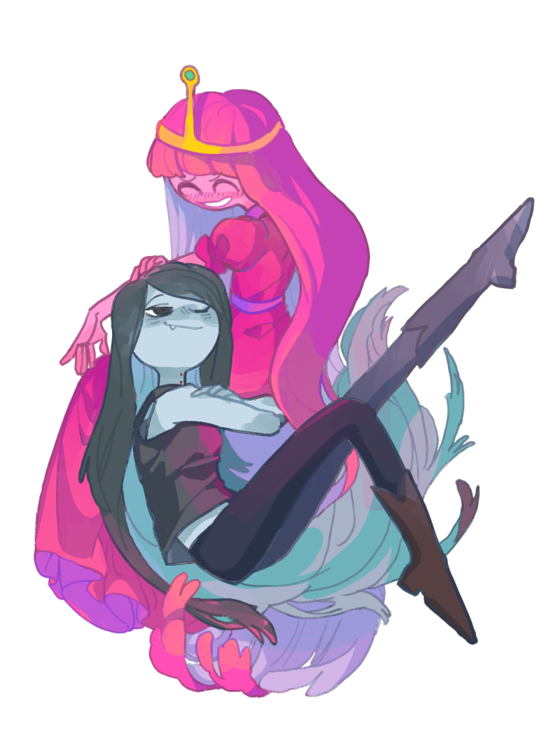 어드벤처 타임 마셀린과 핀 애니메이션