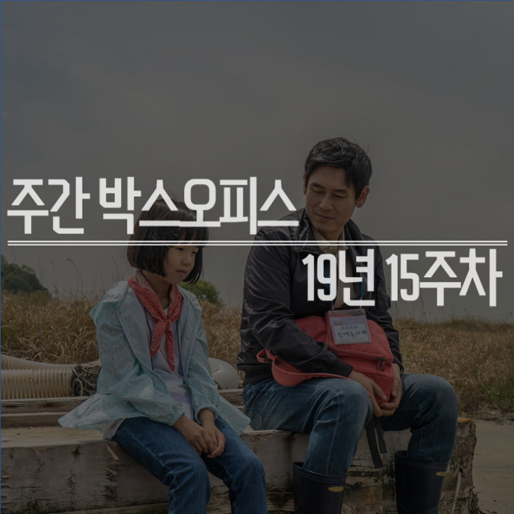  주간 박스오피스 / 19년 15주차: 벚꽃은 안 지고 관객수가 졌습니다