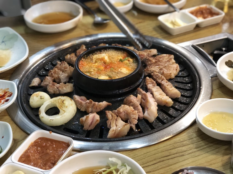 구로) 구일맛집 금강산 / 두번째 벚꽃놀이@안양천