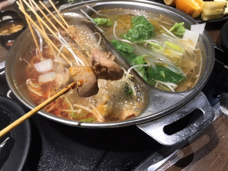  강남 뉴코아 아울렛 맛집 훠궈샤브샤브