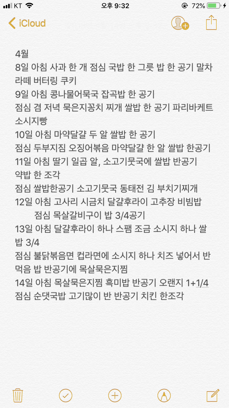  간헐적 단식 일주일째_ 식단기록_ 공복의 즐거움
