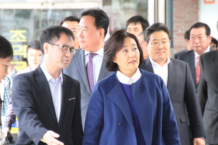  박영선 중소벤처기업부장관 당진 방문