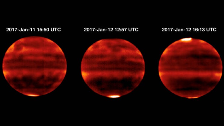 태양계 이야기 745 - 태양풍에 의해 가열되는 목성 대기 