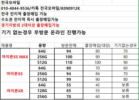  폰테크 및 아이폰 매입합니다.