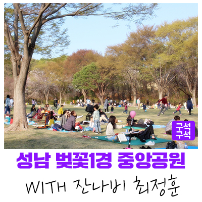  [성남여행] 성남 최애 핫플레이스 성남 벚꽃 8경 중 1경 '중앙공원'(Feat. 잔나비 최정훈)