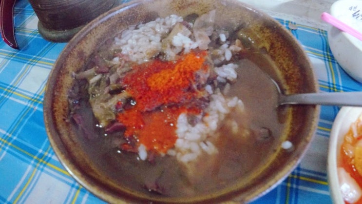  대전 맛집 역전시장 원조 선짓국(1,000원 국밥)