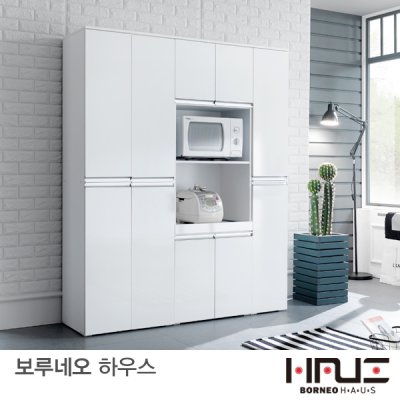  [한정특가] 10% 할인! [보루네오] 화이트 LPM 주방 수납장 / 주방 렌지대