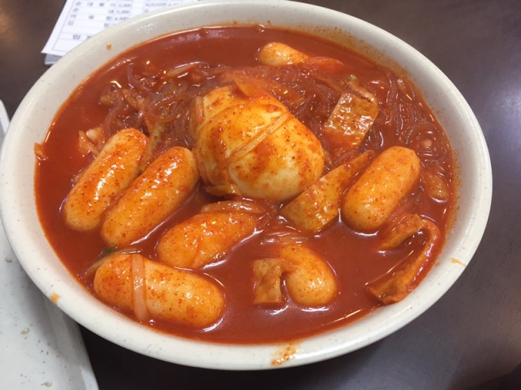  송탄맛집 '세모분식' 평택중앙시장의 당면떡볶이