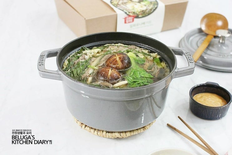  밀푀유나베 잇츠온 밀키트로 단시간에 완성
