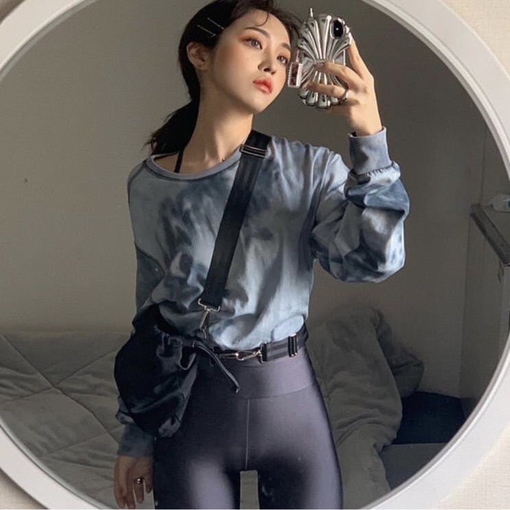  [DAILY] TIE DYE LST (BLUE) 데일리룩