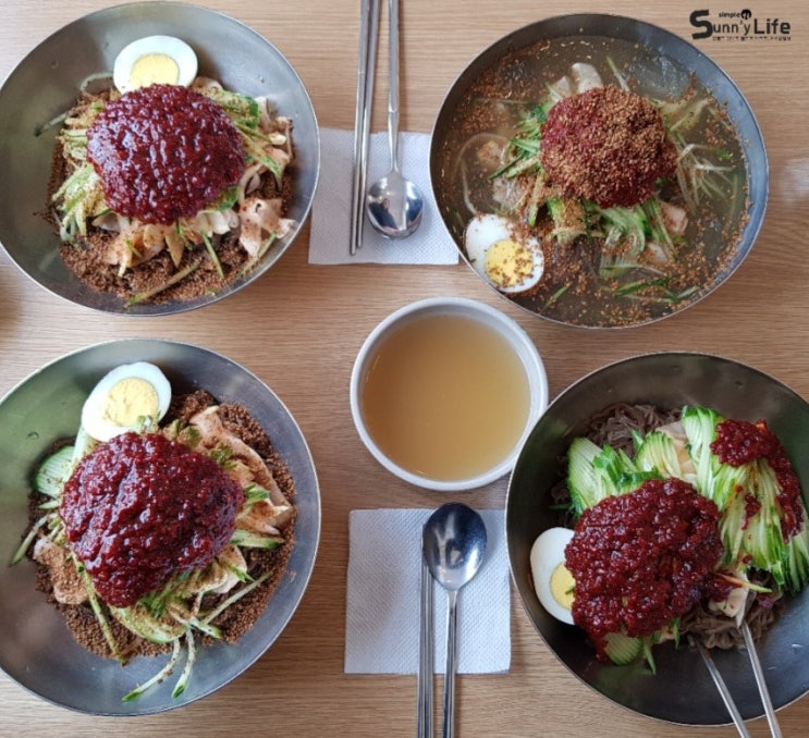 사당동/남성역 냉면맛집 여름별미 산천칡냉면 윗쪽으로 매장이전