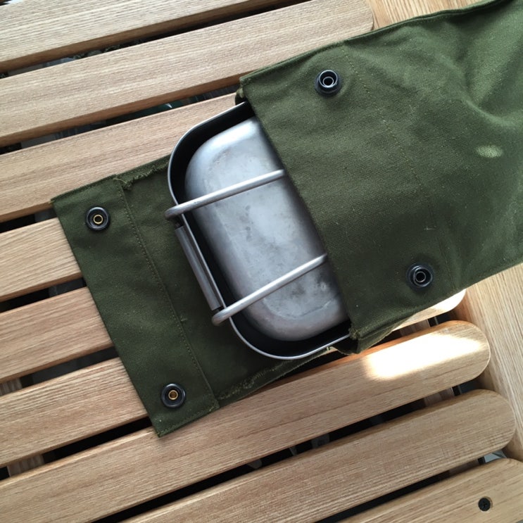  네덜란드 군 사각 반합 스테인레스 DUTCH MESS KIT