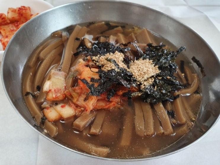 대전맛집. 대전 묵밥골목,솔밭묵집, 묵채, 닭볶음탕