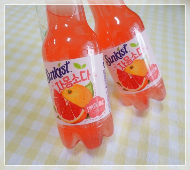 썬키스트 자몽소다 스파클링 탄산음료 해태음료 Sunkist