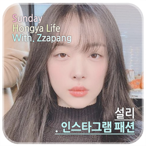  설리 인스타그램 패션 그래픽 반팔 티셔츠는 릭오웬스 캠브라