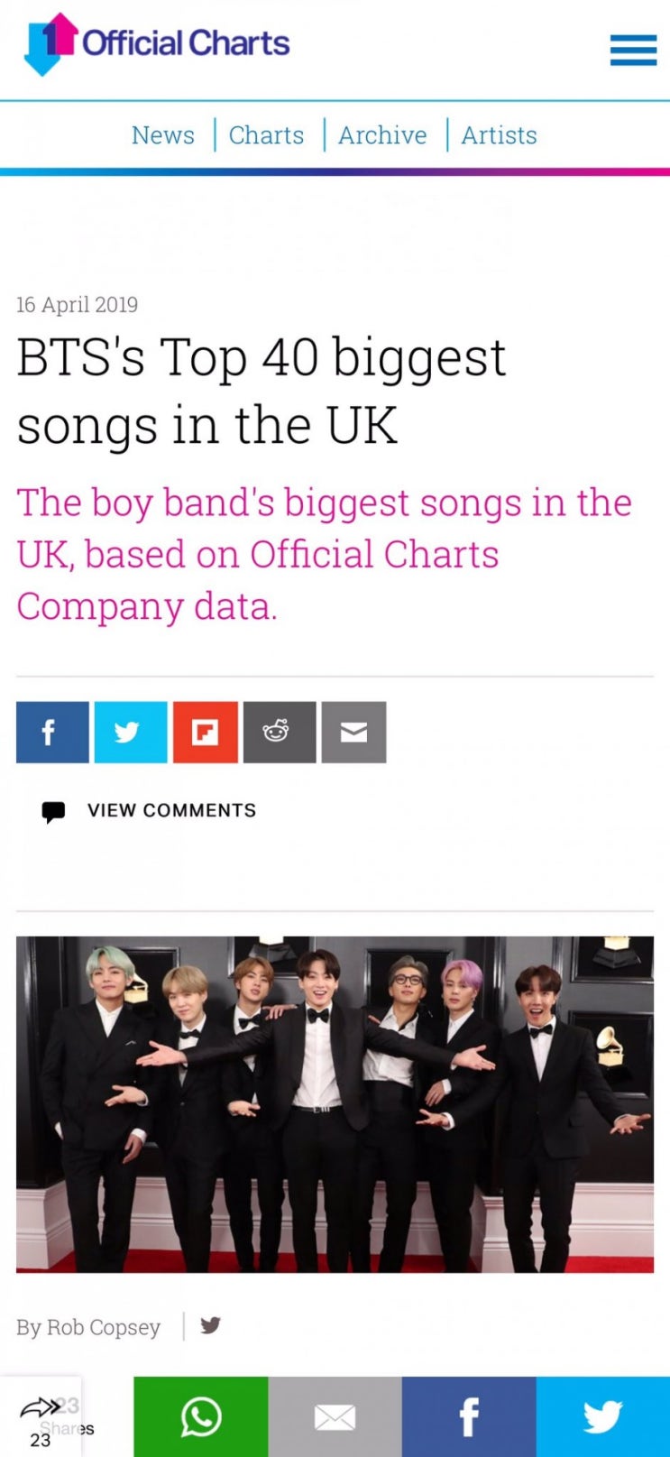  방탄소년단 지민 - 영국 공식 차트에서 가장 많이 스트리밍 된 BTS곡 40곡 중 지민의 솔로곡 순위!!!