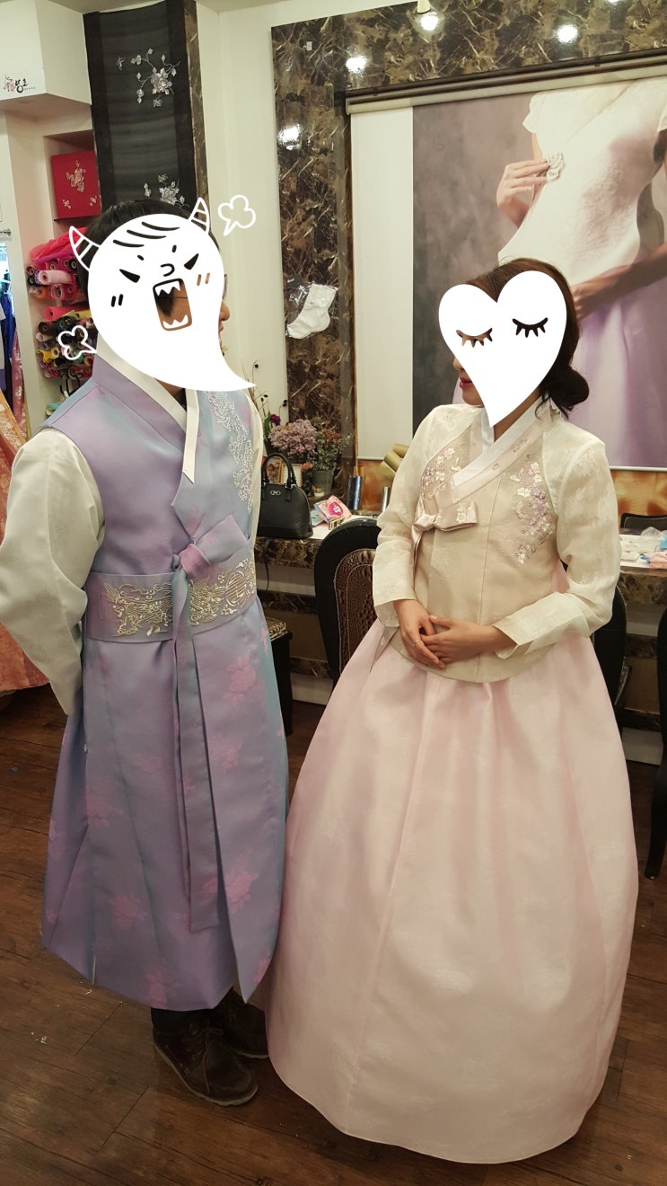 안산한복대여 예선가에서 신랑신부 그리고 엄마혼주한복까지