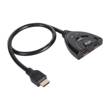 HDMI 모니터 1대2 선택기/영상음성 동시지원/4K UHD 고화질 지원/무전원방식/수동선택기, 347181