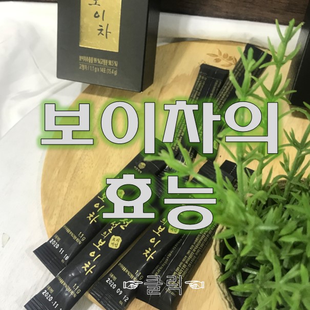  보이차의 효능, 카페인 조심해서 끓이는방법~