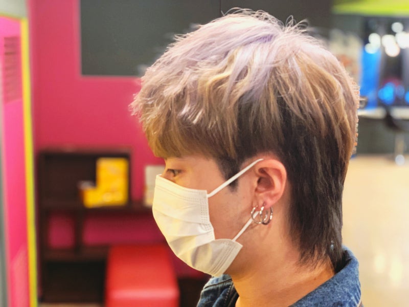 송민호머리 울프컷+남자 옴브레 염색 : 네이버 블로그