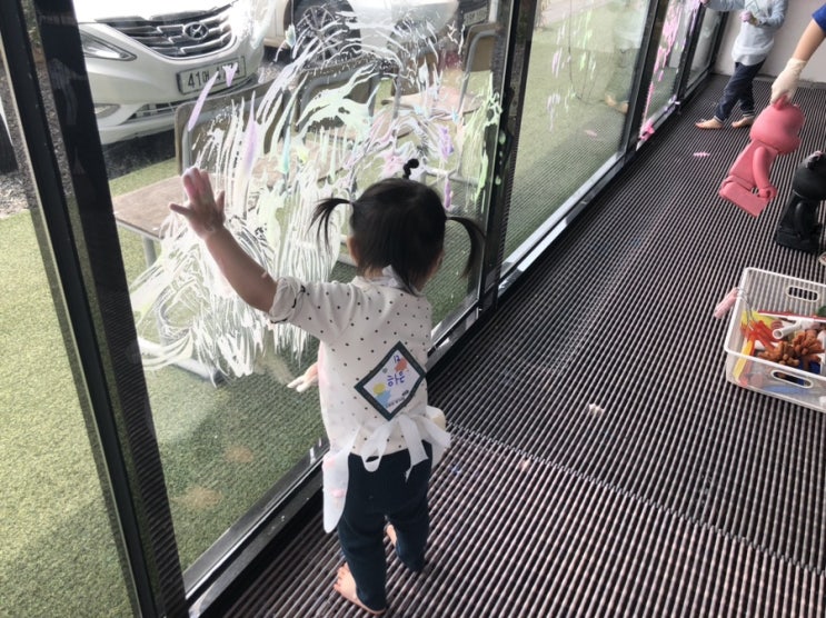  울산 구영리 키즈카페 :: '드로잉정거장'에서 물감놀이 즐겨요(예약필수)