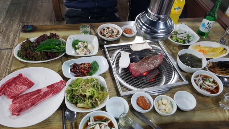 대구 북구 태전동 맛집 : 안동 본가 황소 / 칠곡 한우 맛집 / 한우 등심 / 육회도 맛있네요~ / 황소 고집