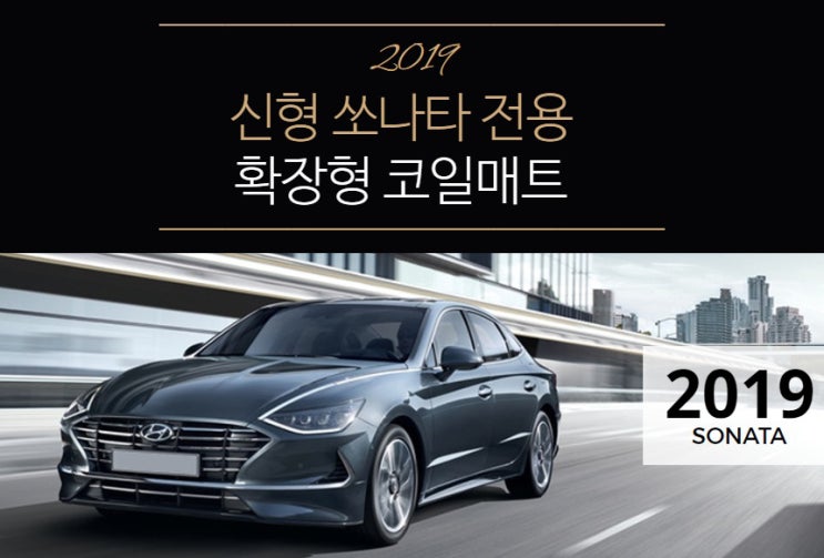 2019 신형쏘나타 DN8 코일매트