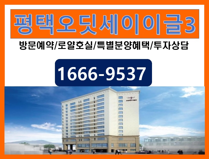  상상이상의 투자가치!! 최고의 투자처!! 평택 중심에 평택미군렌탈하우스 "평택오딧세이이글3차"로 최고의 수익률을 경험하라.