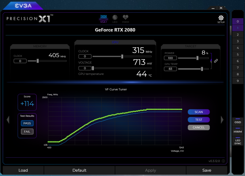 그래픽카드 오버클럭, EVGA PrecisionX1 사용법 : 네이버 블로그
