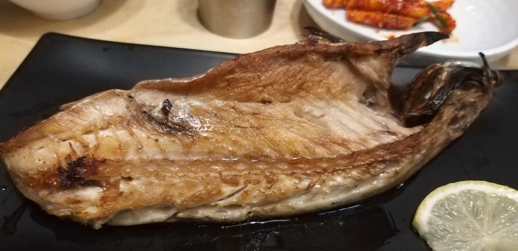  신갈맛집 서비스 좋은 생선구이집 화덕위에 고등어