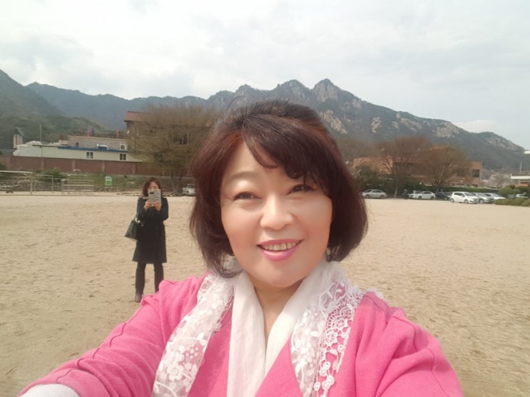  임채원 원장 드론 수업하러 동학사에 왔어요