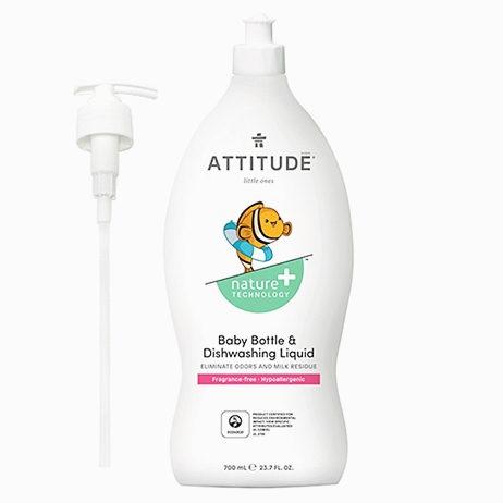  에티튜드 2배 고농축 유아 주방세제 + 전용펌프, 700ml, 1개
