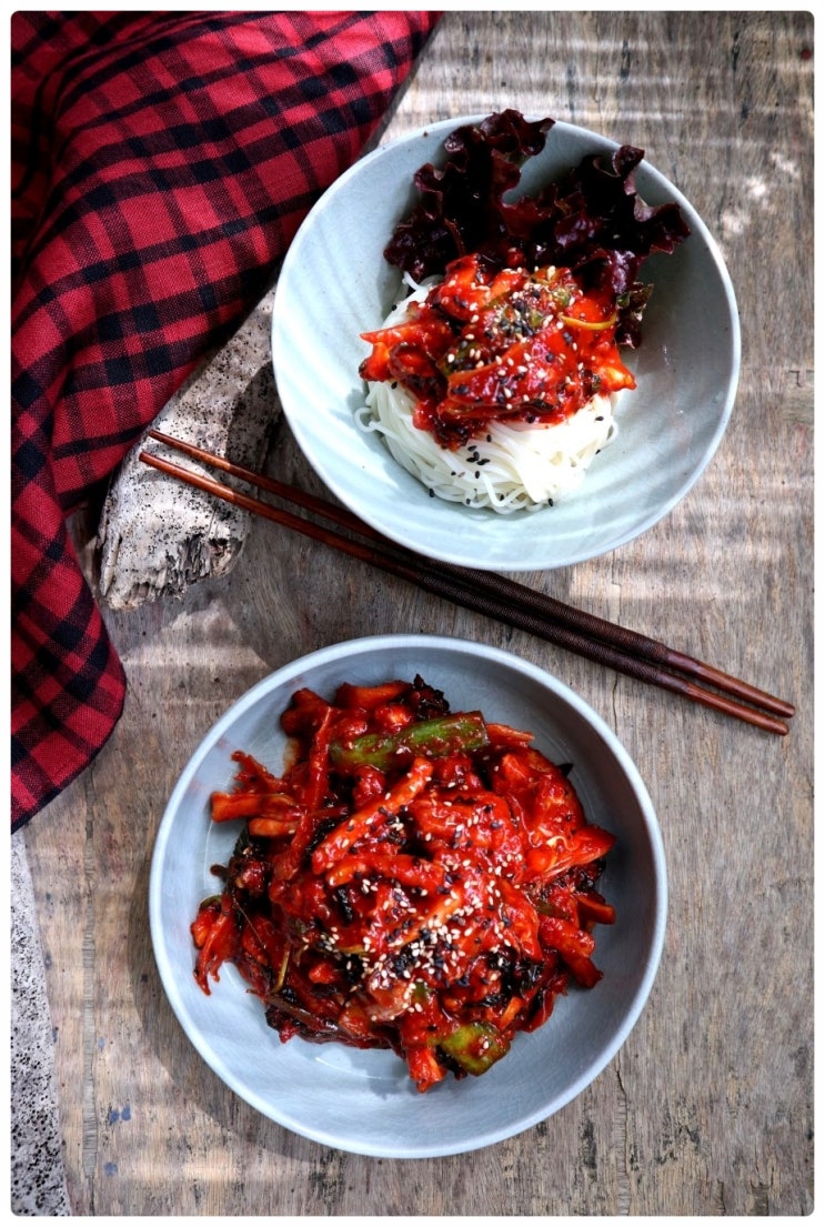  간재미회무침에 간재미회 비빔국수 #간재미