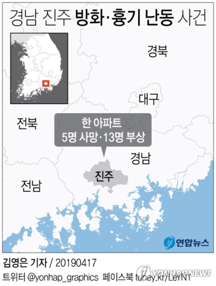 진주 아파트 방화 난동 사망 5명 부상 13명 18명 사상 임금체불 불만? 진주 아파트 방화 난동 사망 5명 부상 13명 18명 사상 임금체불 불만?