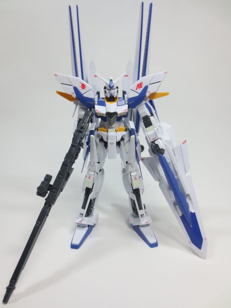  [HGUC] MSN-001X 건담 델타카이 축광효과를 이용한 완성작