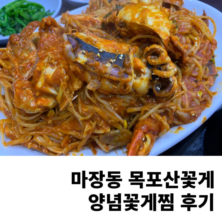  마장동 목포산꽃게 양념꽃게찜 후기 + 생방송 투데이 인터뷰까지 !