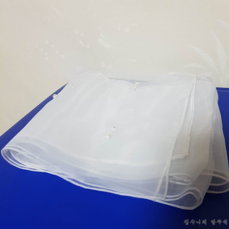  [매일매일 버리기]D+507_면사포 같은... 천..?