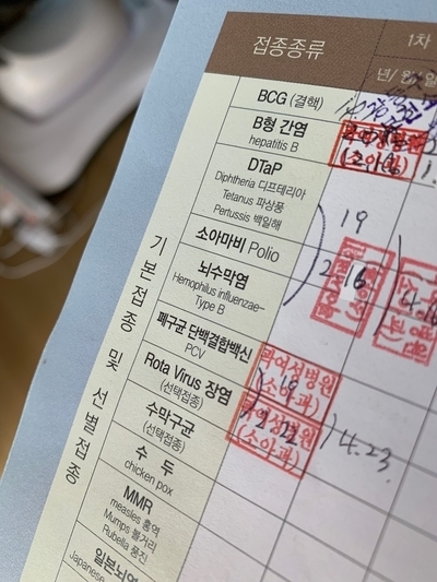  펜탁심 2차(DTaP, 소아마비, 뇌수막염)