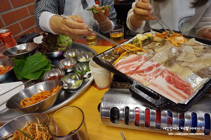  신도림역 고기 맛집 추억돋는 88삼겹살