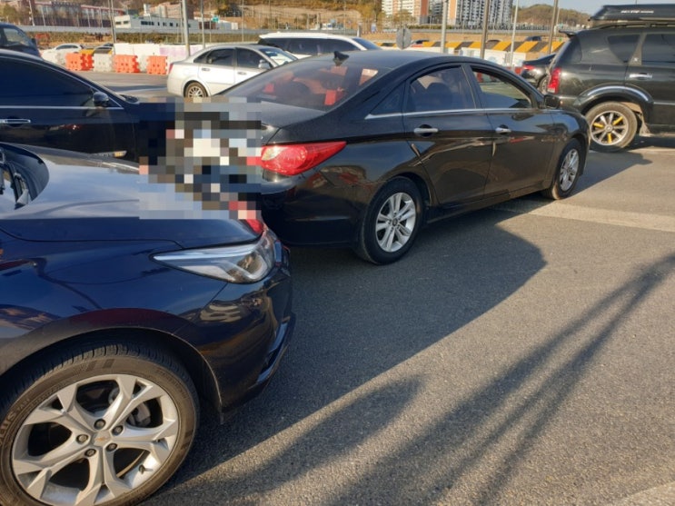  교통사고 났는데..