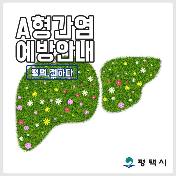  꼭 기억하세요! A형 간염 예방 안내문