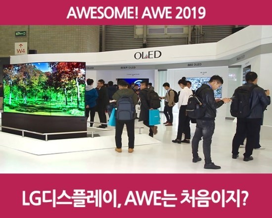  AWESOME! AWE 2019 LG디스플레이, AWE는 처음이지?